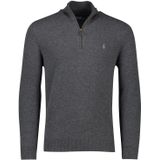 Polo Ralph Lauren trui antraciet gemeleerd half zip