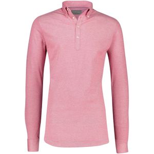 Lange mouwen polo ml7 John Miller roze