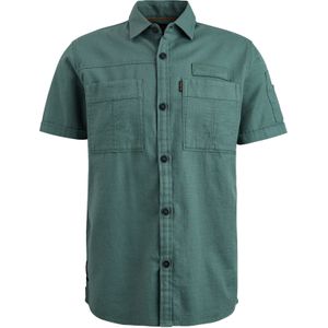 PME Legend korte mouw overhemd overshirt groen