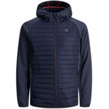 Jack & Jones tussenjas navy effen wijde fit