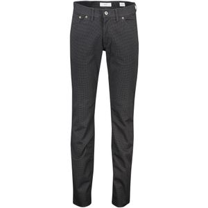 katoenen Brax jeans Chuck zwart geprint normale fit