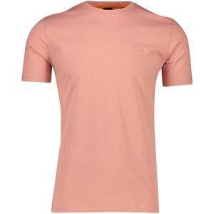 Boss Orange Tales t-shirt roze katoen normale fit