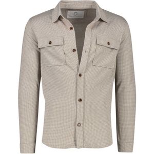 Born With Appetite casual overshirt normale fit bruin geruit