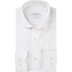 Profuomo overhemd mouwlengte 7 wit cutaway