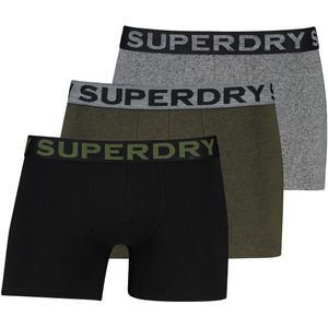 Superdry boxershort zwart grijs 3 pack