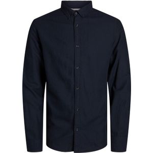 Jack & Jones overhemd wijde fit donkerblauw