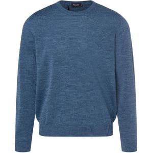 Pullover blauw Maerz ronde hals