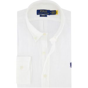 Polo Ralph Lauren - Overhemd - Wit - 100% Linnen