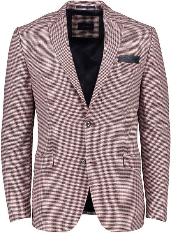 Portofino colbert rood normale fit