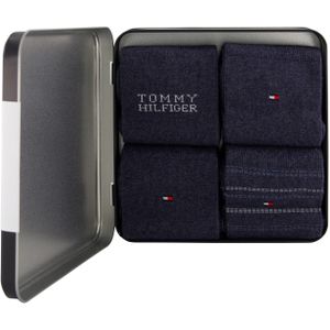 Tommy Hilfiger giftbox 4 pack jeansblauw katoen