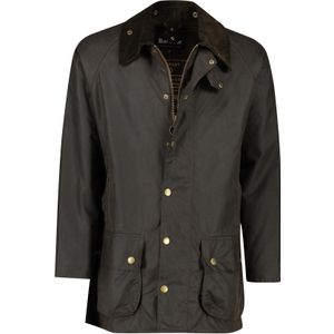 Barbour winterjas donkergroen waterdicht katoen waxjas