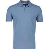 Lichtblauwe Hugo Boss polo normale fit katoen Pallas 2-knoops