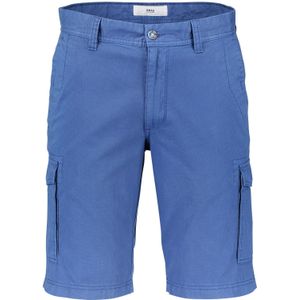 Regular fit shorts Brax met print blauw