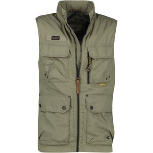 Camel Active effen bodywarmer groen wijde fit