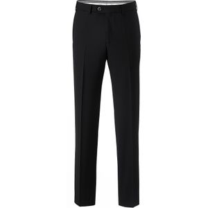 Hiltl wollen pantalon zwart effen wol Piacenza