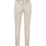 Born With Appetite pantalon mix en match beige geruit normale fit