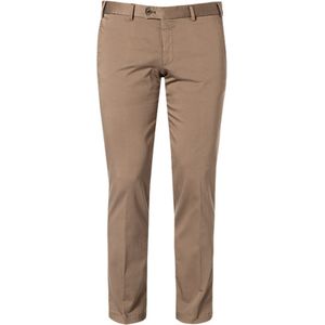 Hiltl pantalon Supima katoen kastanje