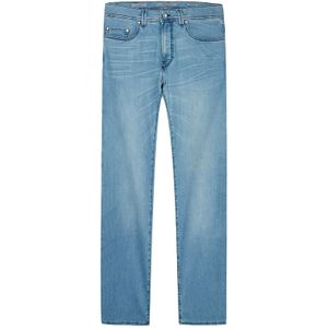 Pierre Cardin jeans Lyon Tapered Fit blauw effen denim