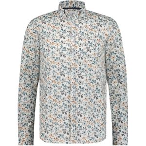 State of Art casual overhemd wijde fit wit multicolor bloemen patroon