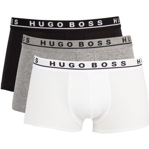 Hugo Boss boxershort 3-pack zwart/grijs/wit