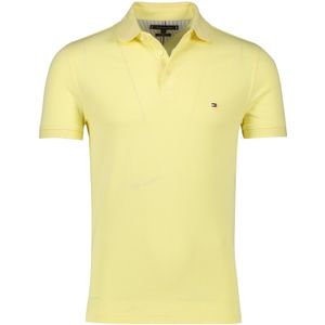 Tommy Hilfiger polo Big&Tall uni geel katoen