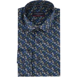 Casa Moda overhemd casual fit donkerblauw geprint