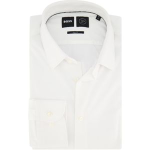 Hugo Boss overhemd P-HANK wit slim fit
