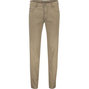 Meyer jeans Dubai beige effen katoen