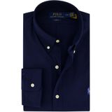 Polo Ralph Lauren donkerblauw overhemd slim fit katoen