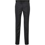 Digel pantalon mix en match zwart effen wol slim fit