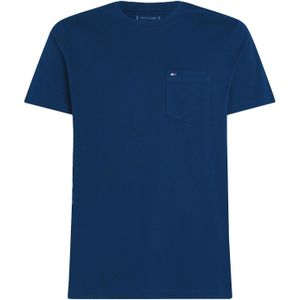 Tommy Hilfiger - T-shirt - Blauw - 100% Katoen