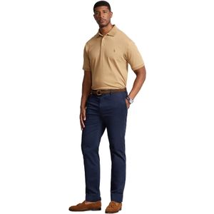 Polo Ralph Lauren polo normale fit beige katoen 3-knoops