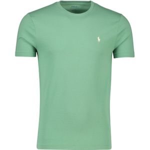 Polo Ralph lauren t-shirt groen ronde hals Custom Slim Fit