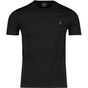 Zwart t-shirt Ralph Lauren Custom Slim Fit