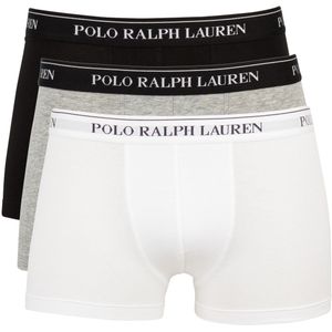 Ralph Lauren boxershorts 3-pack wit/grijs/zwart