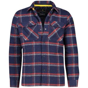 New Zealand casual overhemd overshirt blauw geruit