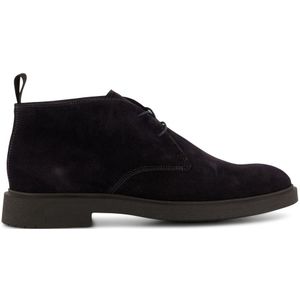 Blackstone nette schoenen donkerblauw effen leer