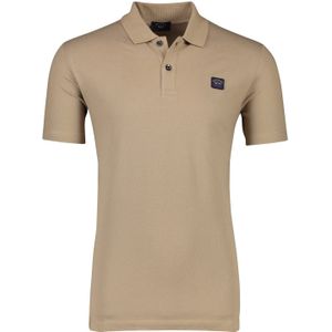 Paul & Shark katoenen polo beige