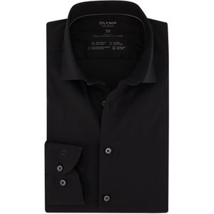 Olymp business overhemd Level Five extra slim fit zwart effen