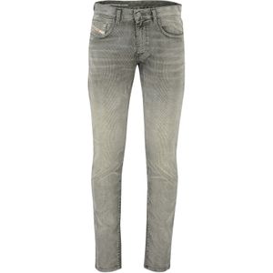 Diesel jeans D-strukt grijs effen denim normale fit