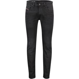Diesel jeans D-strukt zwart effen katoen
