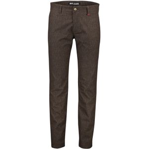 Mac jeans katoenen donkerbruine chino Lennox modern fit