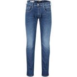 Replay jeans 5-pocket blauw effen denim Anbass Hyperflex