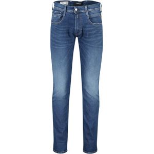 Replay jeans 5-pocket blauw effen denim Anbass Hyperflex