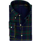 Polo Ralph Lauren casual overhemd normale fit donkerblauw groen geruit katoen