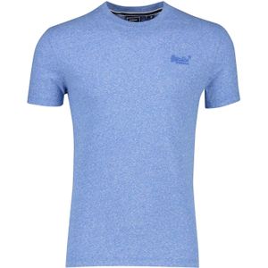 gemeleerd Superdry t-shirt blauw