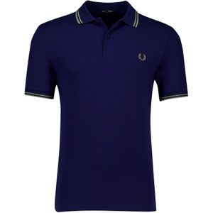 Fred Perry - M3600 Polo - T-shirt - Blauw - 100% Katoen