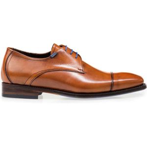 Nette floris van Bommel veterschoenen cognac leer