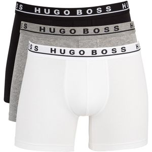 Boxershorts Hugo Boss zwart/grijs/wit 3-pack