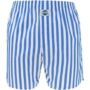 Deal boxershort blauw/ wit gestreept katoen